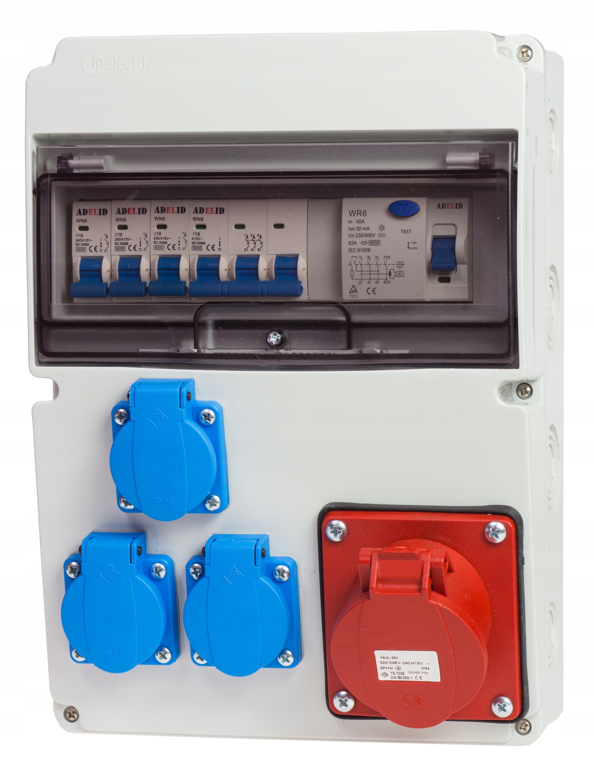 

Rozdzielnica Rozdzielnia Budowlana Zabezpieczona