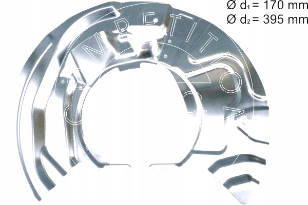 OSŁONA TARCZY HAMULCOWEJ AIC Producent części AIC