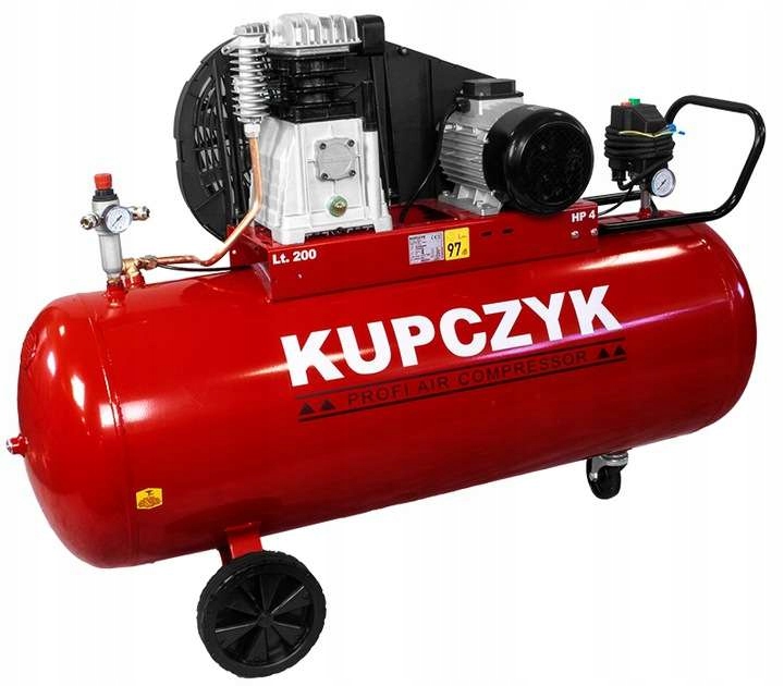 Kk 530/200 Olejový kompresor Kupczyk KK530/200 200 l 10 bar 3,0 kW (4,0 k)