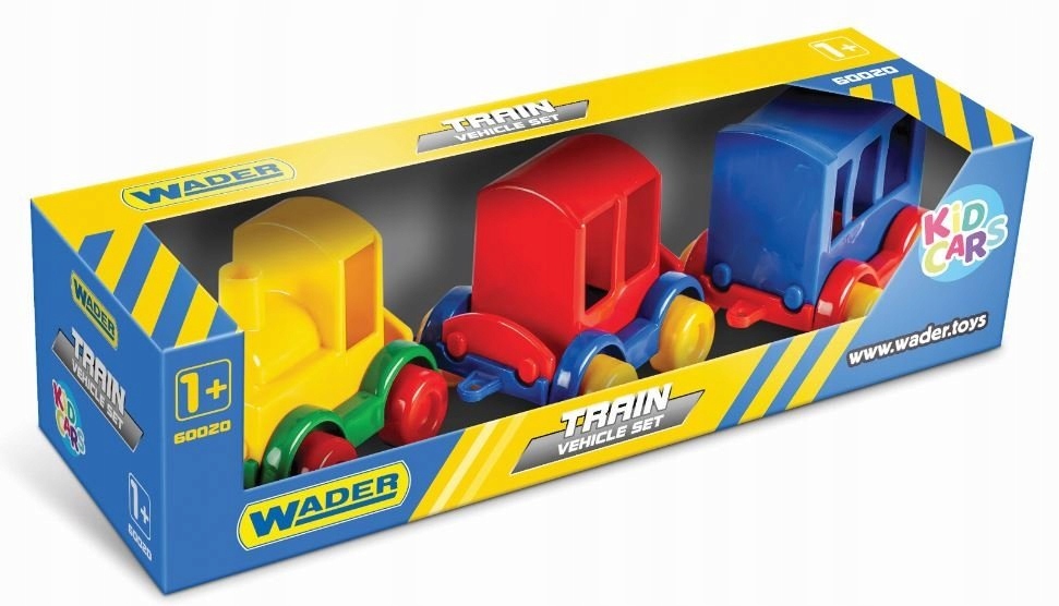 Kid Cars zestaw POCIĄG WADER 60022 Marka Wader