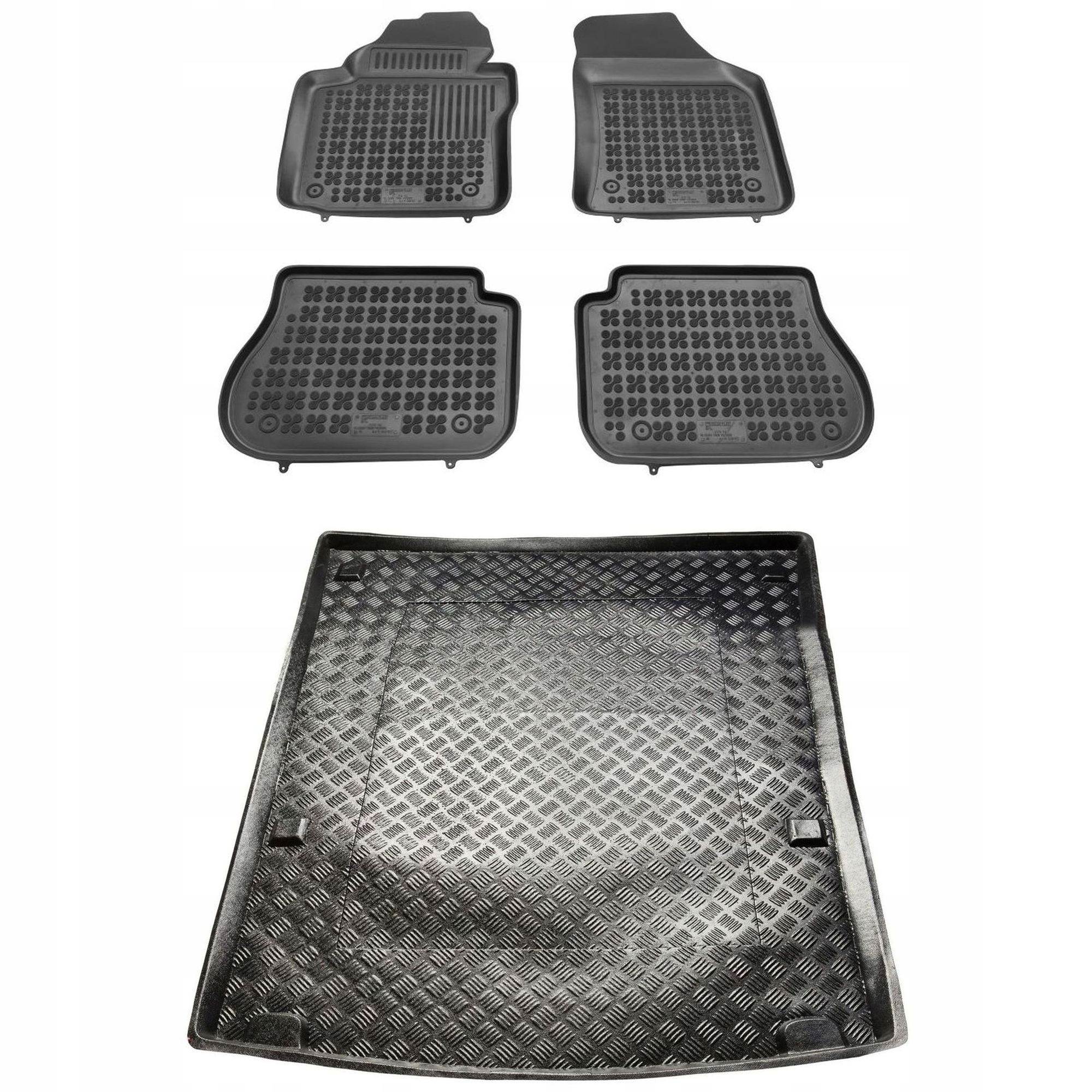 Sada kobercov a rohoží Volkswagen Caddy III 2007-2015, dlhá verzia (Maxi),