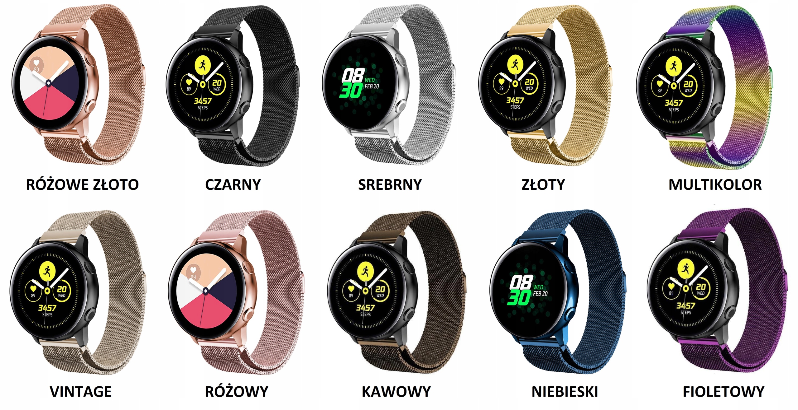 

Pasek Samsung Galaxy Watch 4 Active 2 40/42/44/46