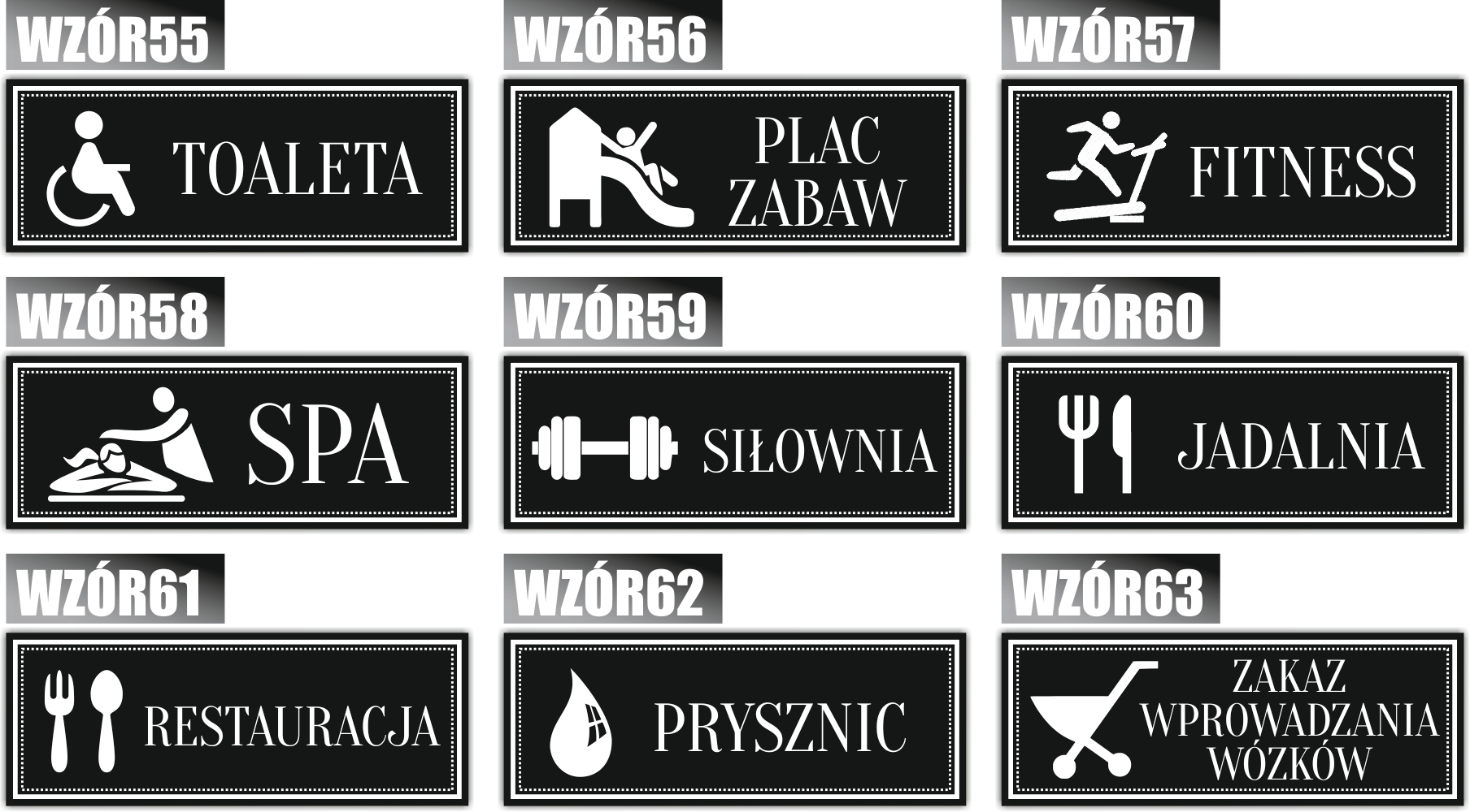 Tabliczka Grawer na Drzwi informacyjna STOŁÓWKA Stan opakowania brak opakowania