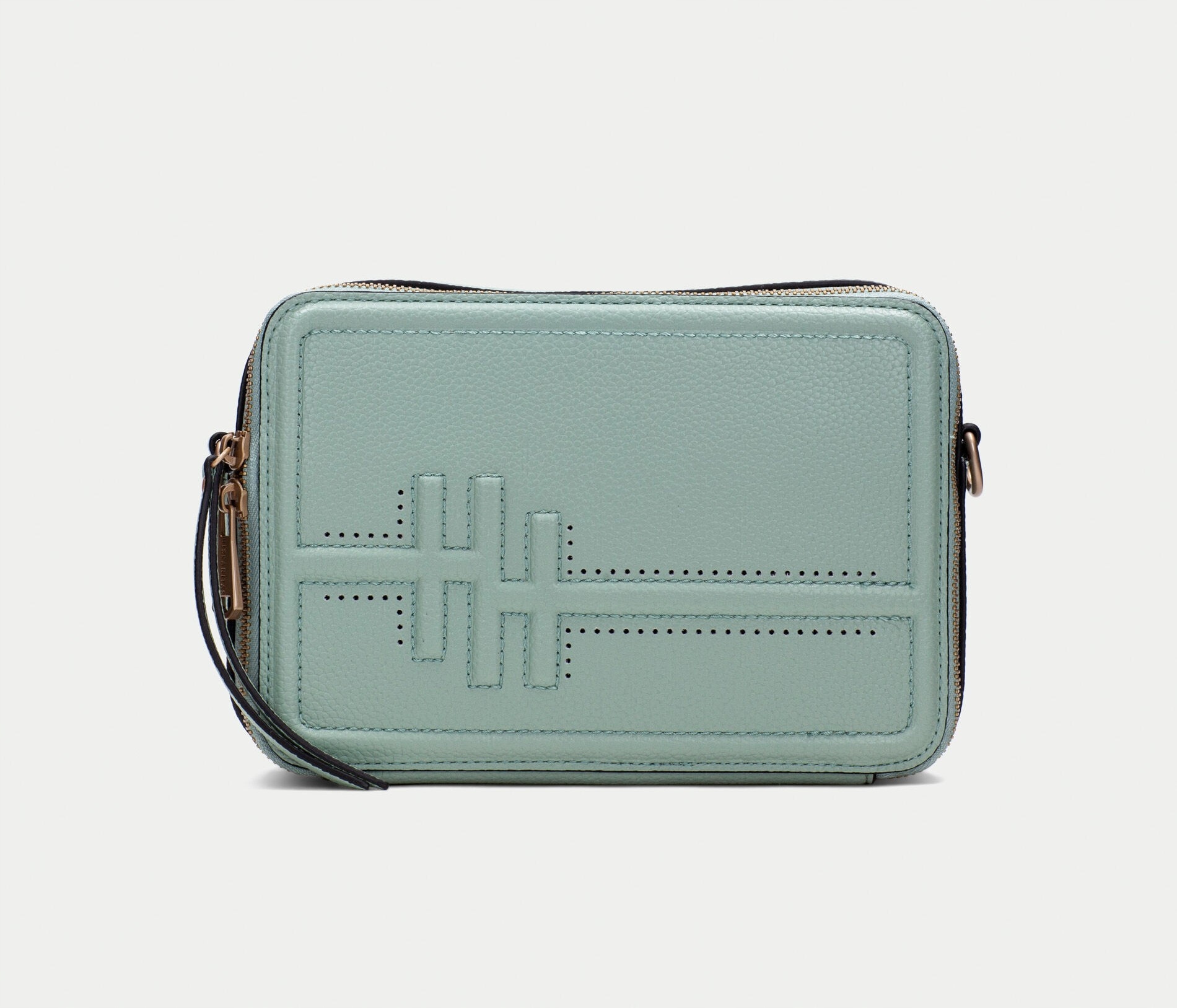 Dámská kabelka přes rameno s 2 komorami, mátová Hispanitas BV253839