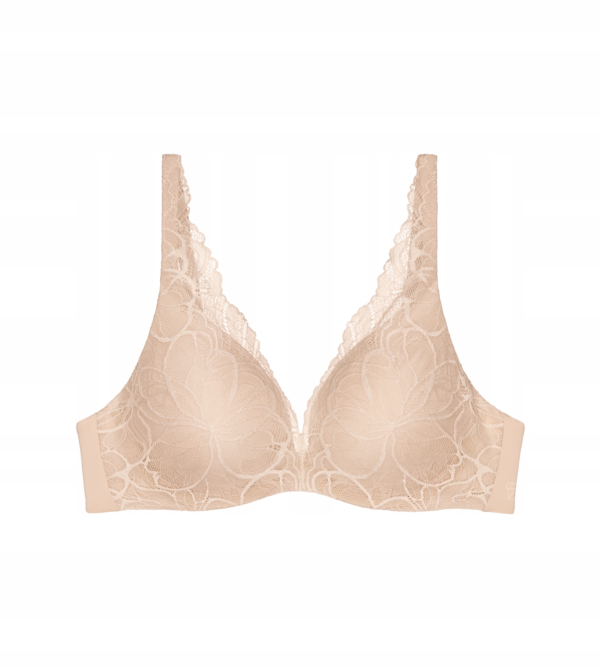 Stanik Push up Podprsenka Triumph Koronka Body Make-Up Illusion Lace Wp 75B