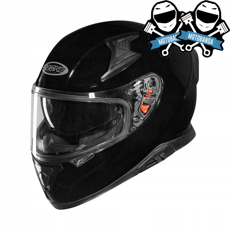 

Kask motocyklowy z blendą Ozone Arrow Gloss Black
