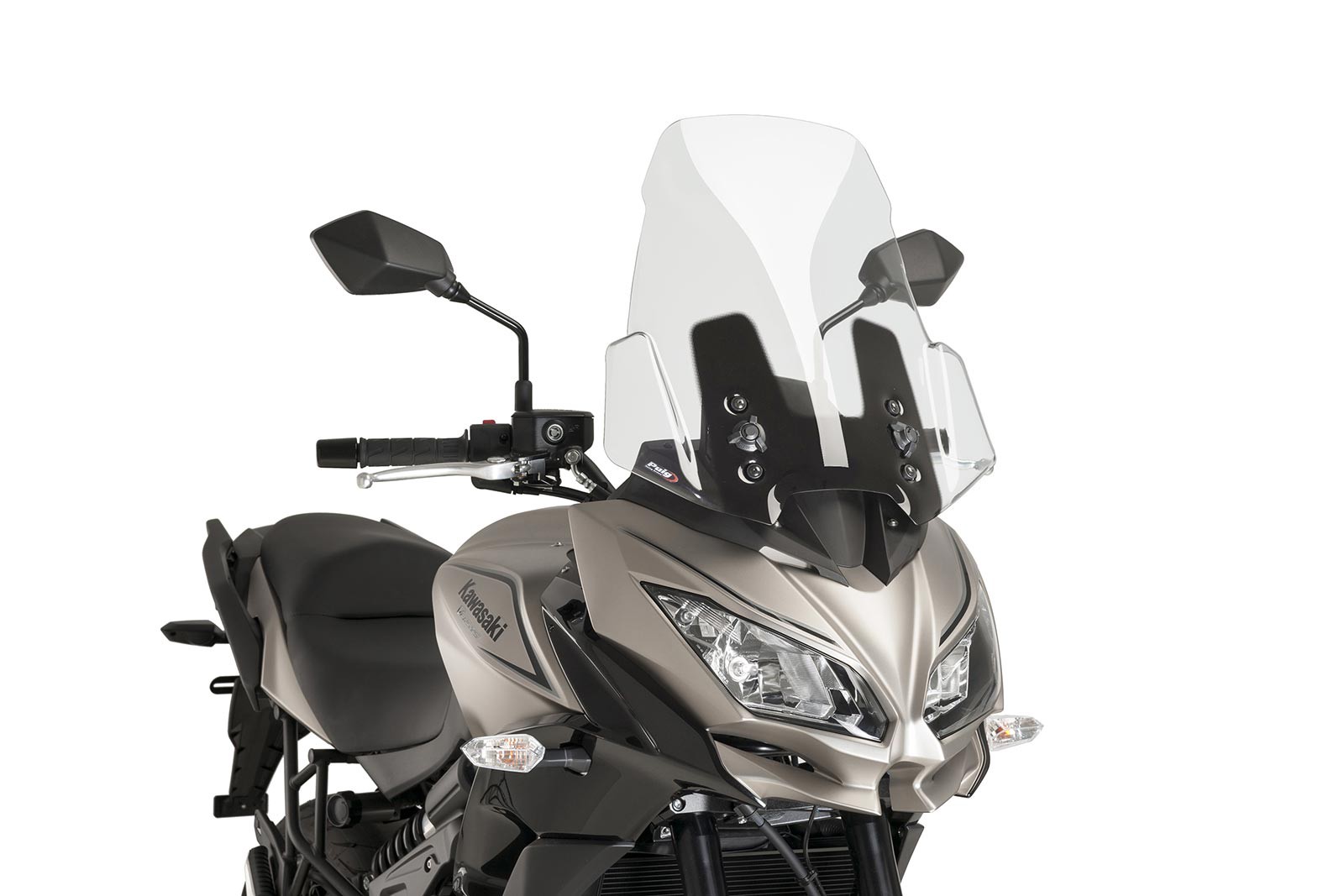 Sklo na turistiku Puig pre Kawasaki Versys 650 15-21 1000 12-24 Priehľadné