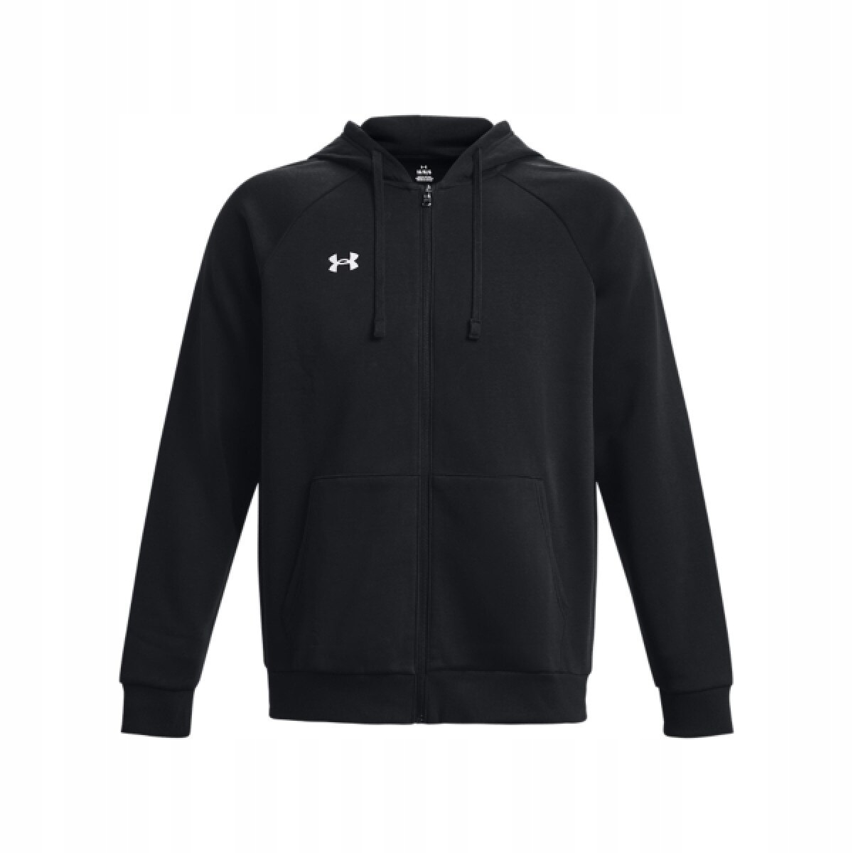 Mikina Ua Rival Fleece Fz Hoodie-BLK
