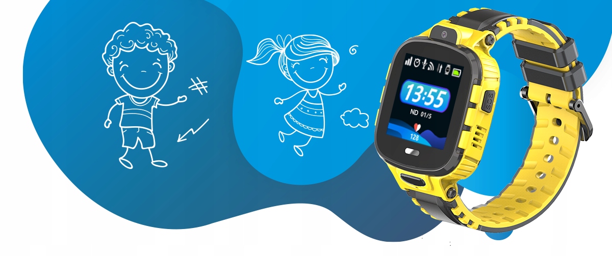 KIDS SMARTWATCH CALMEAN ACTIVE POLSKIE MENU Złącza nanoSIM