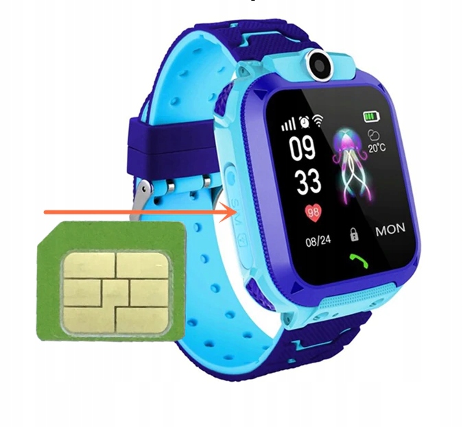 SMARTWATCH DLA DZIECI LOKALIZATOR GSM WODOODPORNY Marka Asato