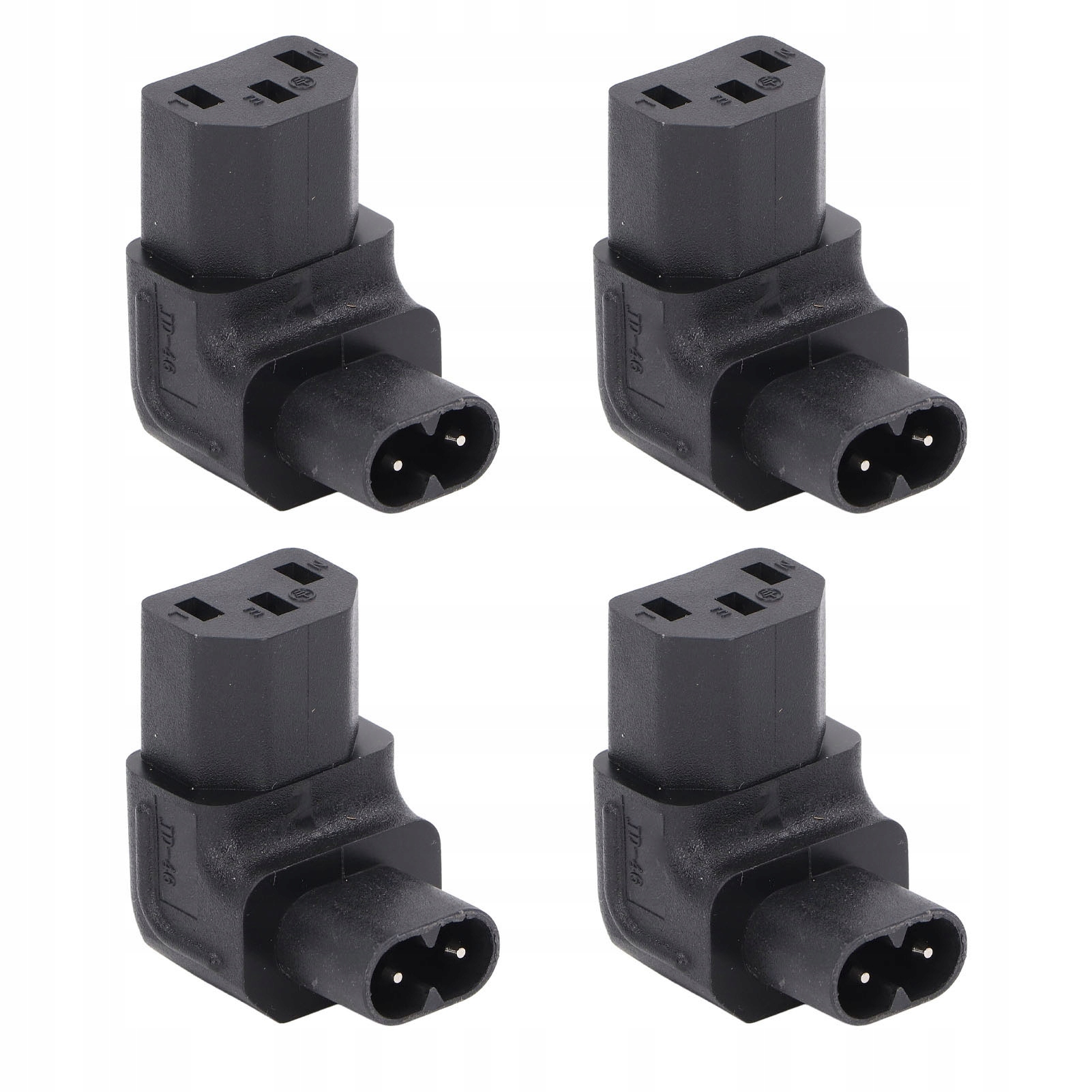 IEC320 C8 do C13 Adapter mocy samca do samica 90 stopni adapter 06