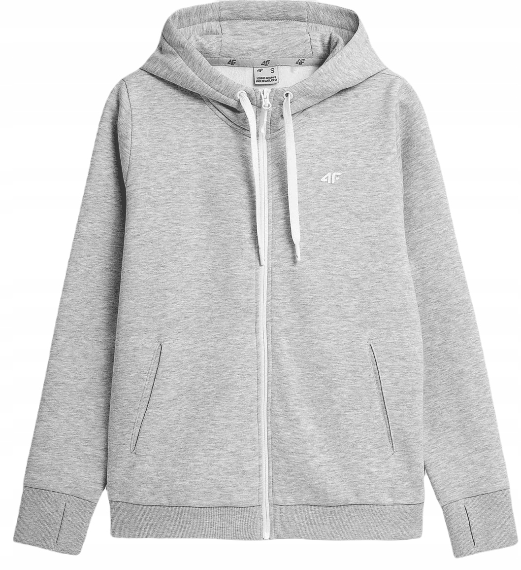 BLUZA DAMSKA ROZPINANA 4F DRESOWA OCIEPLANA BAWEŁNIANA ZIMOWA XS Rodzaj Rozpinane Z kapturem