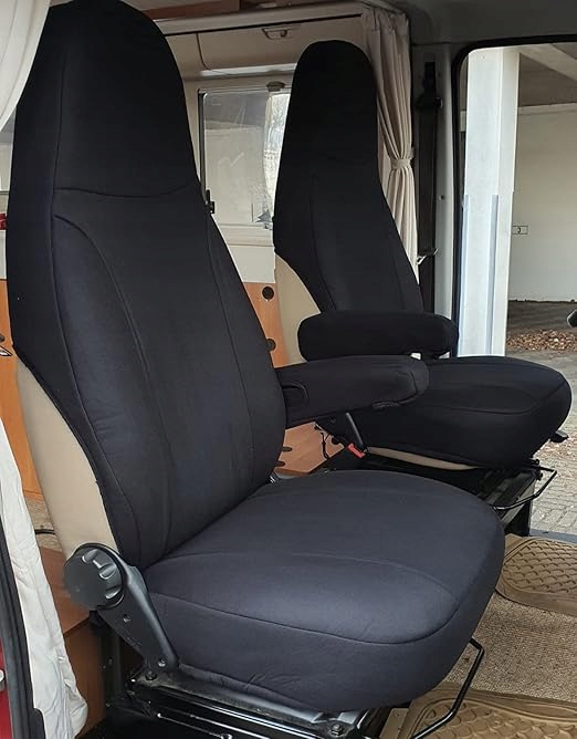 Bremer Poťahy na sedadlá Fiat Ducato 821, čierne, sada do karavanu