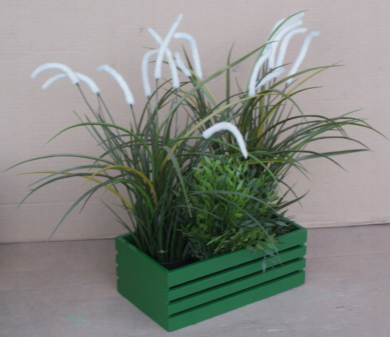 SKRZYNKA DREWNIANA OSŁONKA NA KWIATKI POJEMNIK Materiał drewno