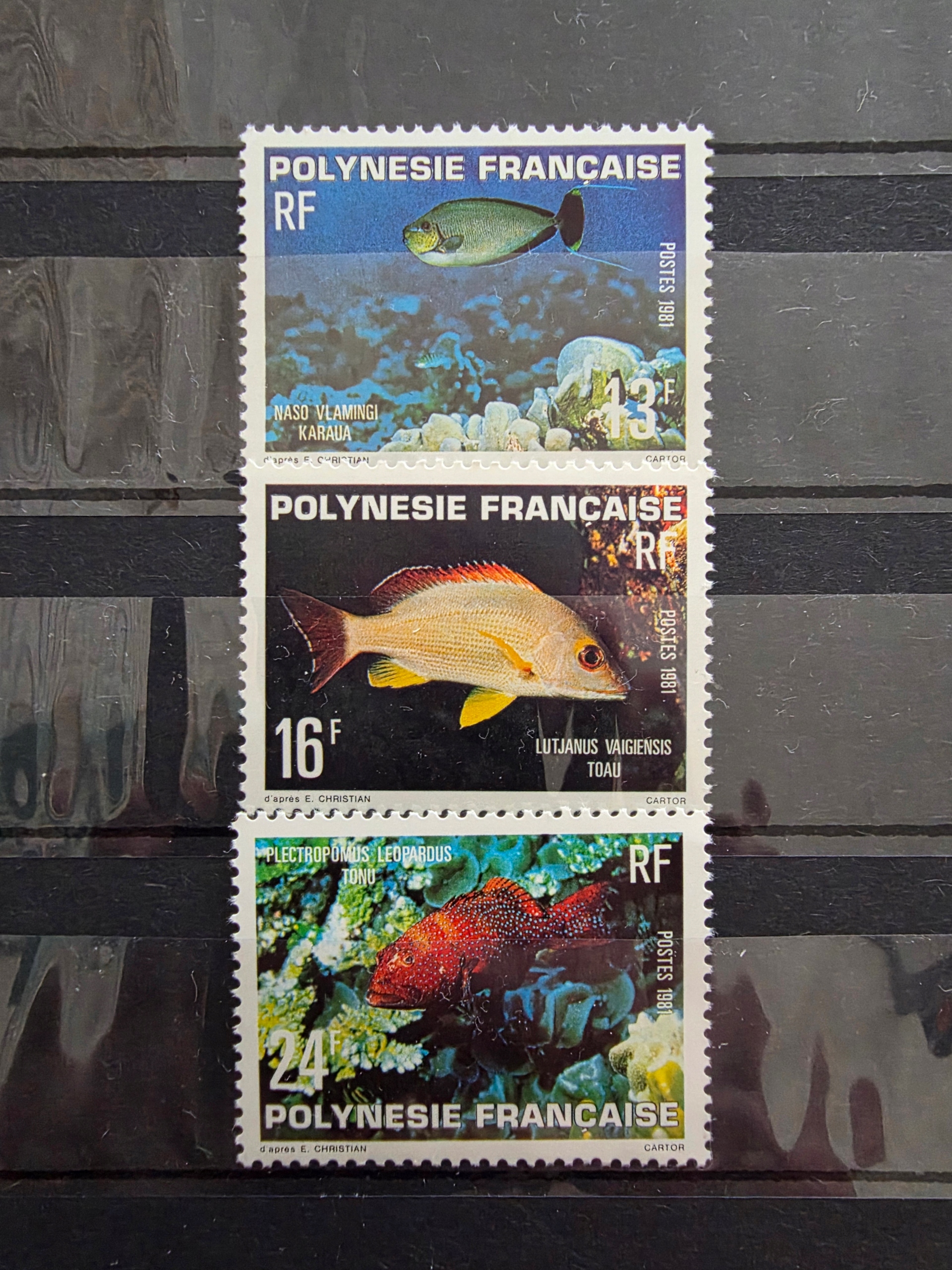 Znaczki Fauna Ryby Polinezja czysty /R1