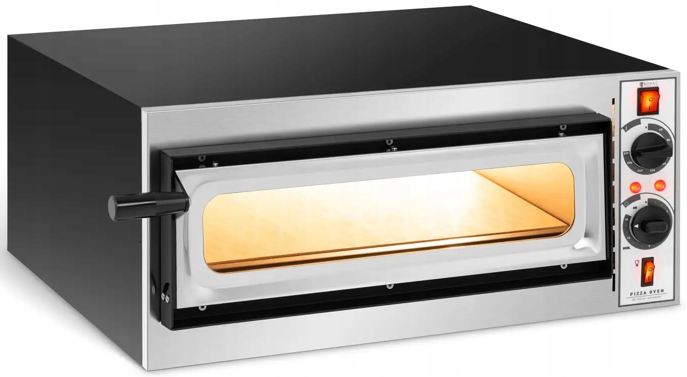 Piec do pizzy 1600 W - ROYAL CATERING RC-POB140GL 10011810