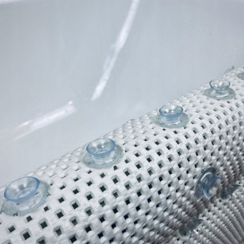 Mata do wanny PETITE&MARS Harry Extra Long Biała Kolor biały