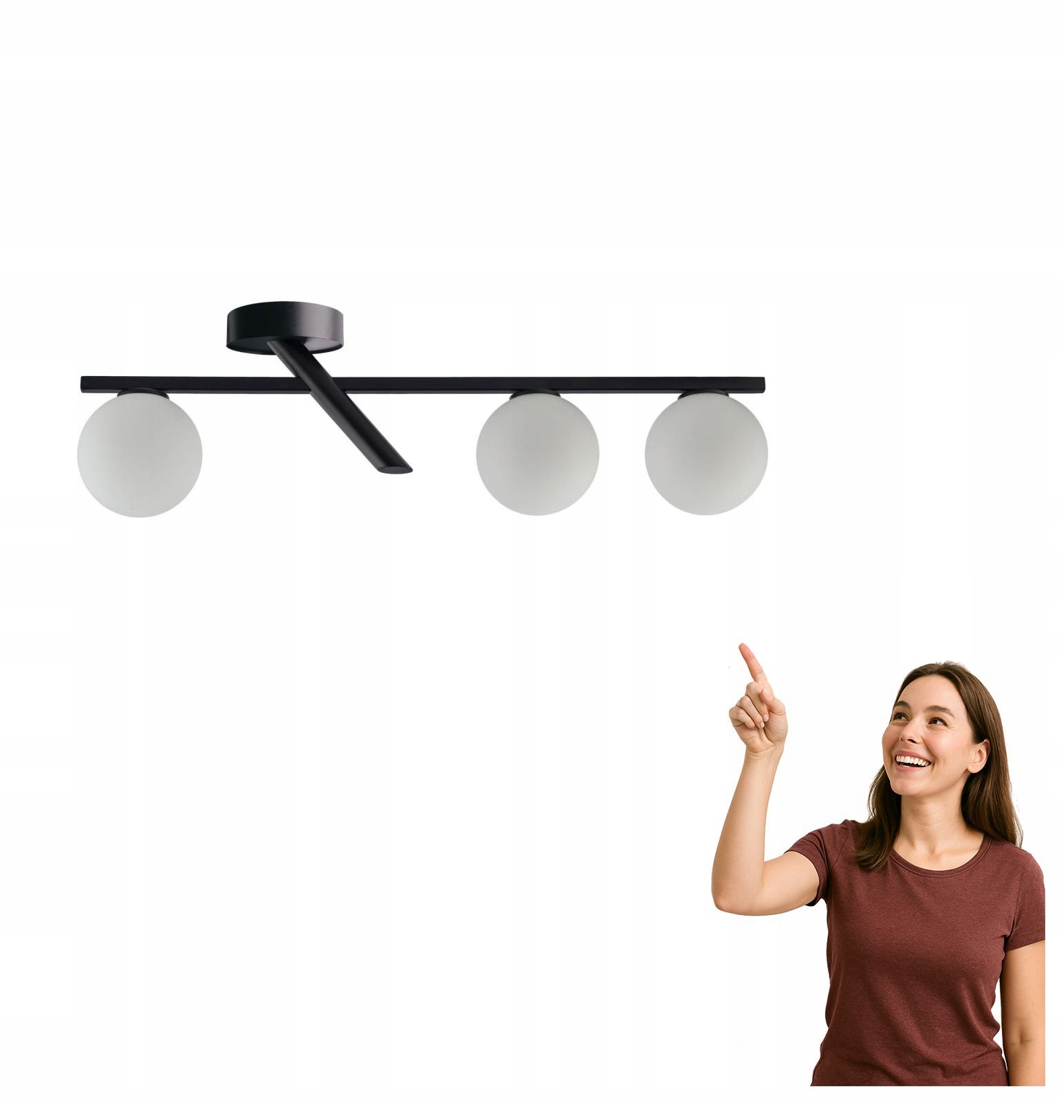 Stropná lampa Zoe 3 33326 Sigma Lighting