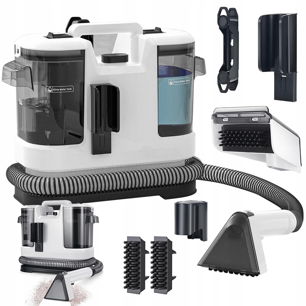 Odkurzacz Do Plam 450W 2 Zbiorniki 800/1800ML System Czysta/brudna Woda