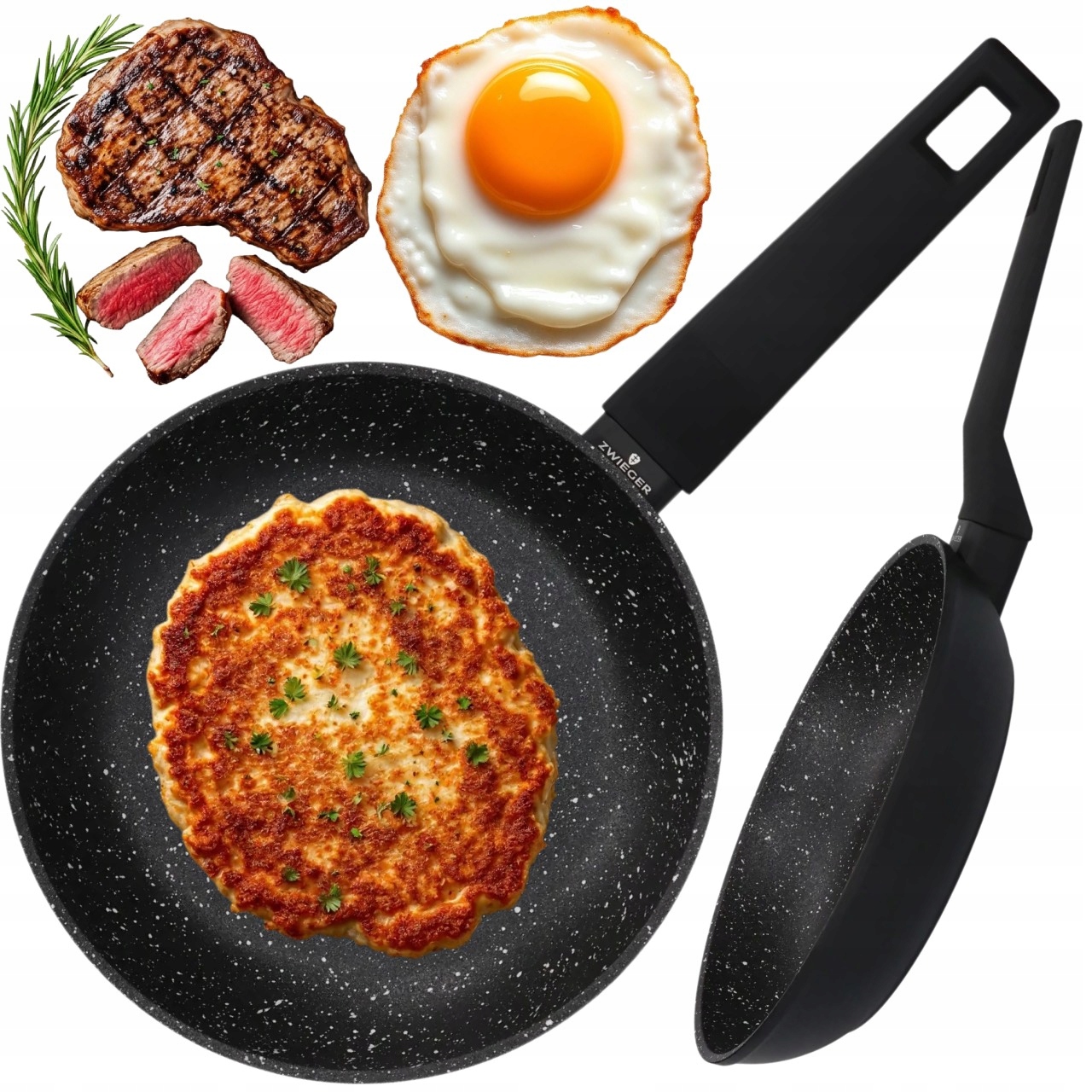 Zwieger Forte Patelnia Nieprzywierająca 28 CM Non Stick Indukcja