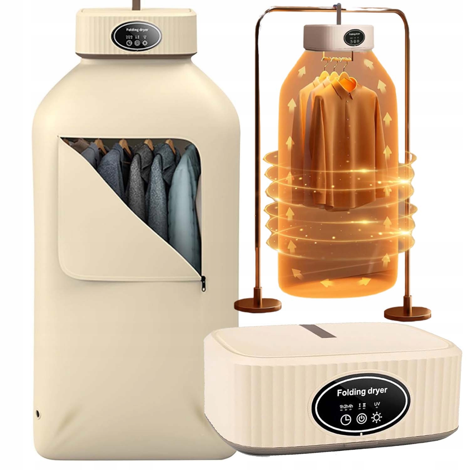Levně Elektrická Sušák Prádla Inteligentní Sterilizace Skládací Časovač