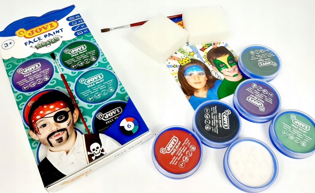 FARBY FARBKI DO MALOWANIA TWARZY CIAŁA MAKIJAŻU