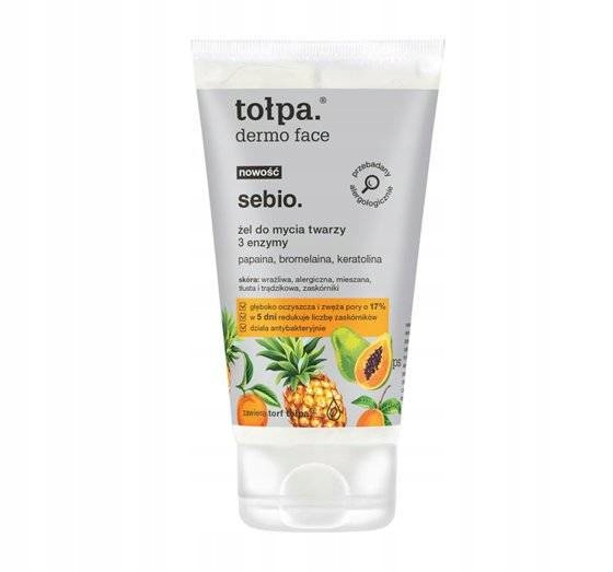 

Tołpa Sebio żel do mycia twarzy 3 enzymy 150ml
