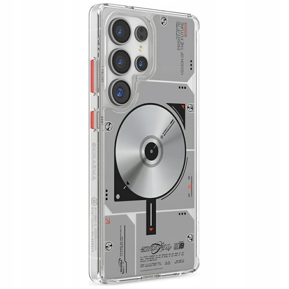 Pouzdro Skinarma Nova MagSafe pro Samsung Galaxy S25 Ultra průhledný