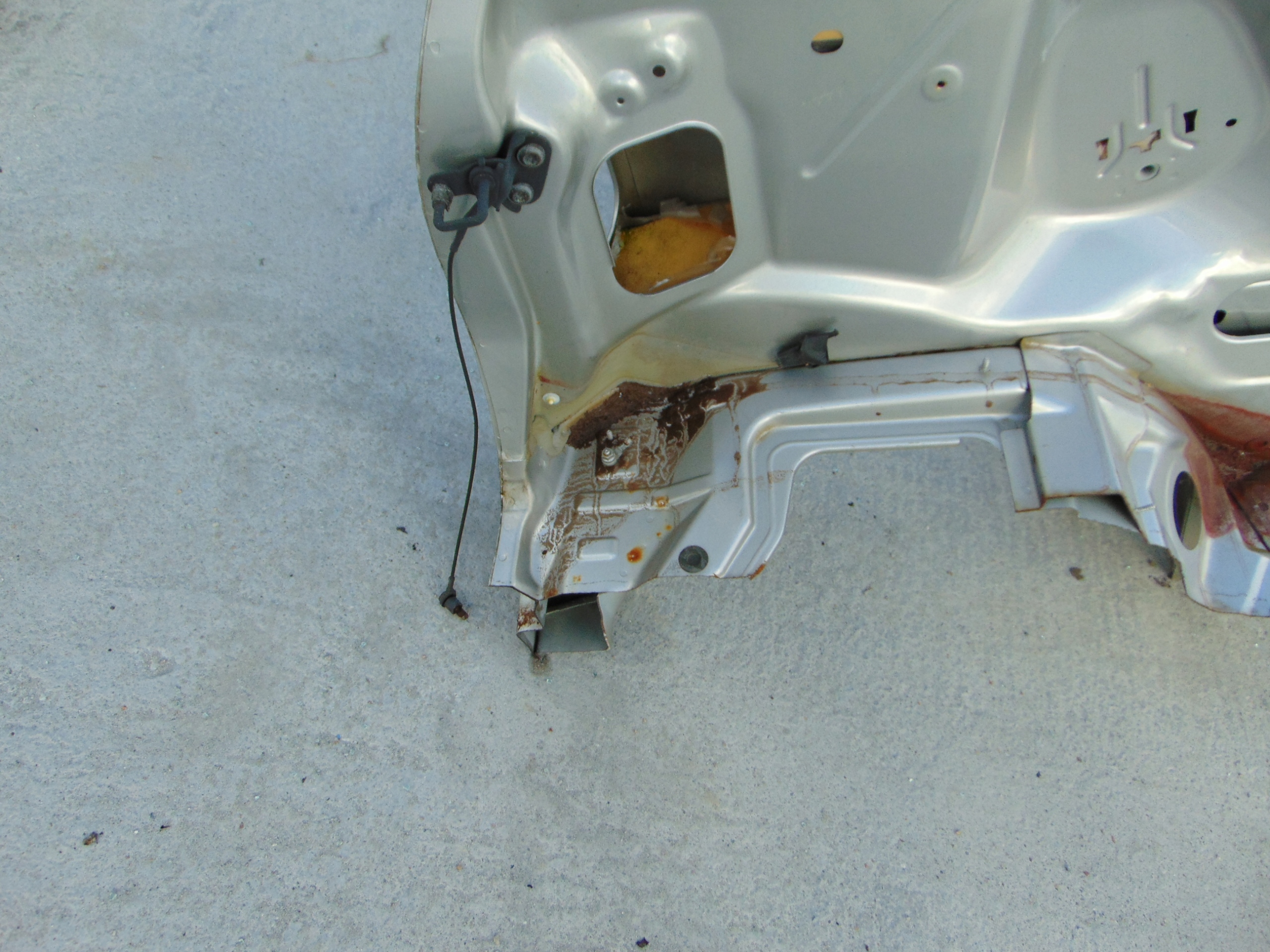 SMART ForTwo II 451 parafango LONGHERONE BOK sinistra posteriore