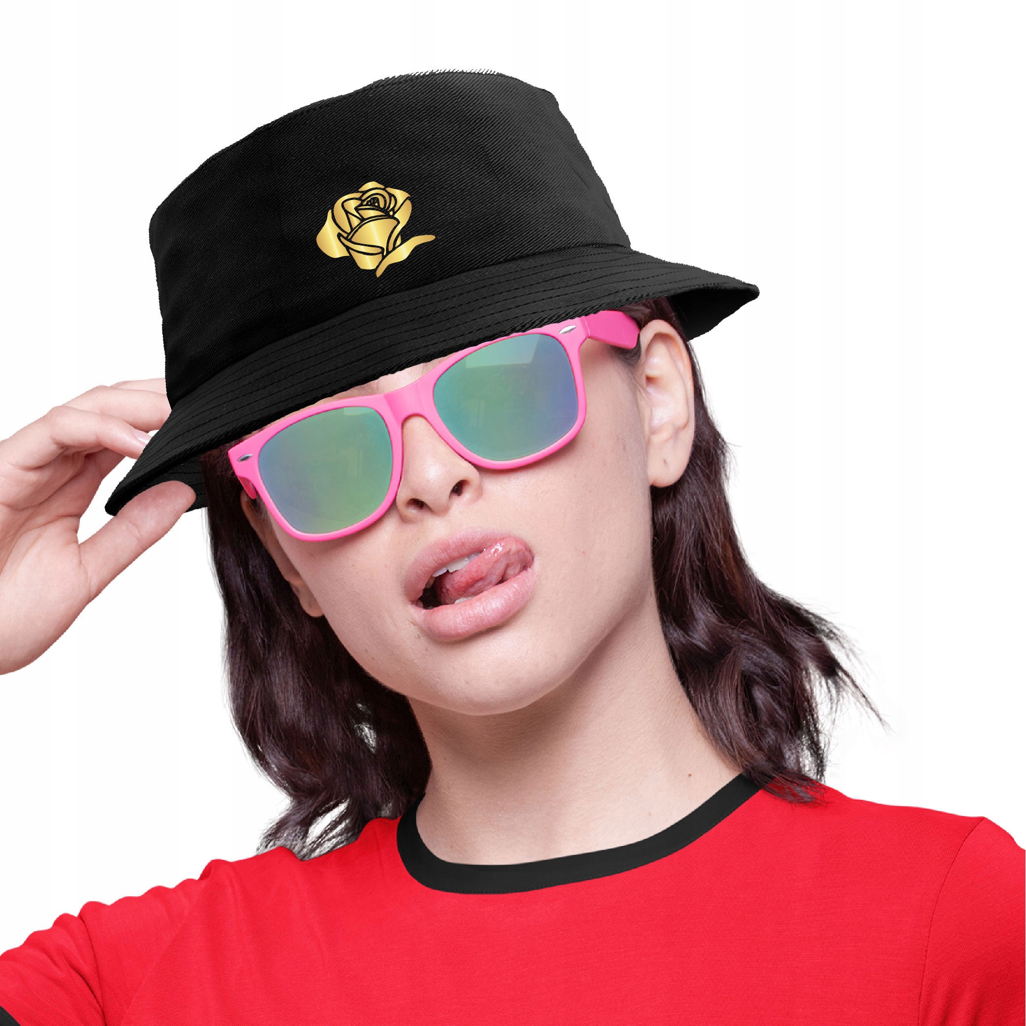

Czapka Gold Rose Modna Grafika Bucket Hat