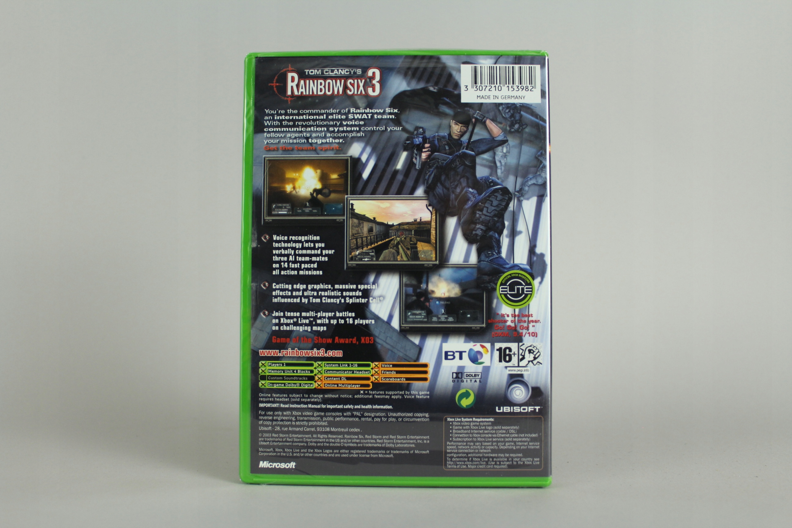 TOM CLANCY'S RAINBOW SIX 3 XBOX Producent Ubisoft