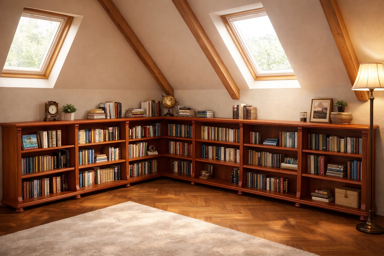 Biblioteczka regał drewno