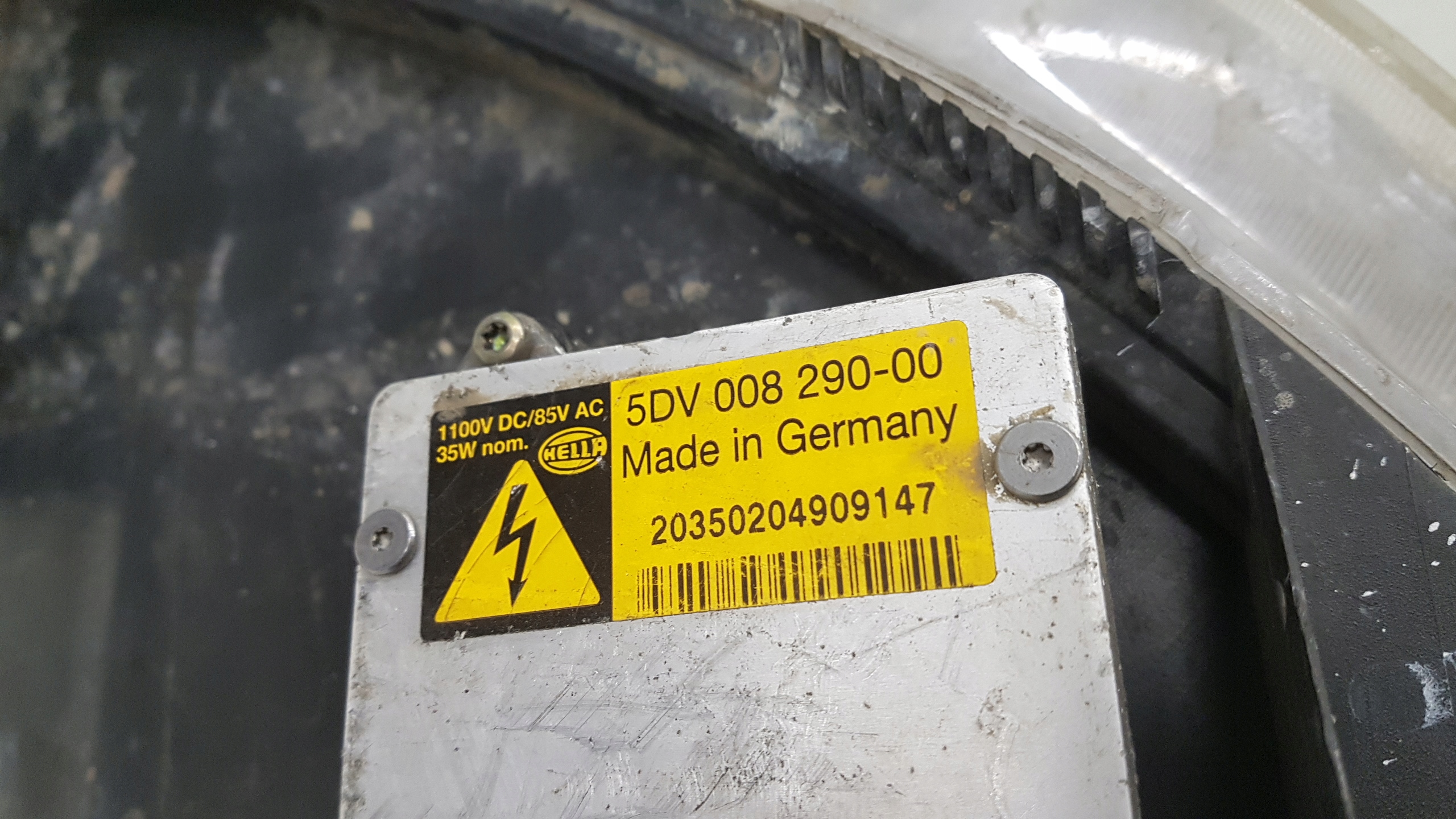 light left front RENAULT SCENIC 2 5DV008290
