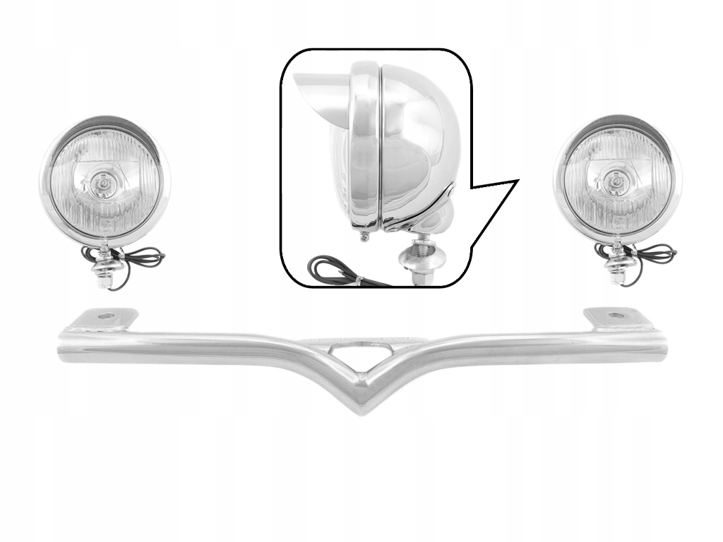 РАМА З ЛАМПАМИ YAMAHA XVS 650 1100 DRAG STAR