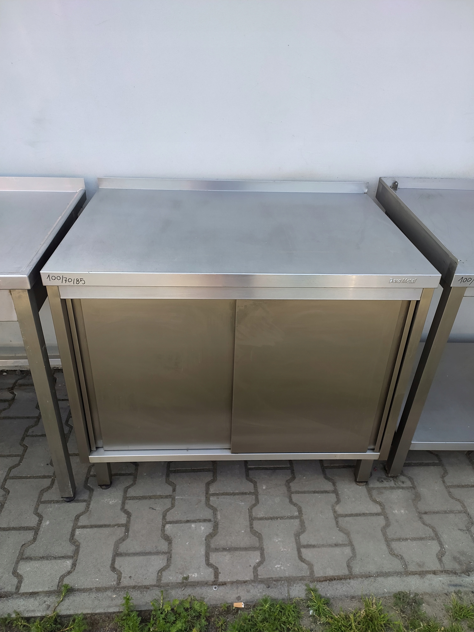 STÓŁ GASTRONOMICZNY Z SZAFKĄ 100/70/85 CM ! Szerokość produktu 70 cm