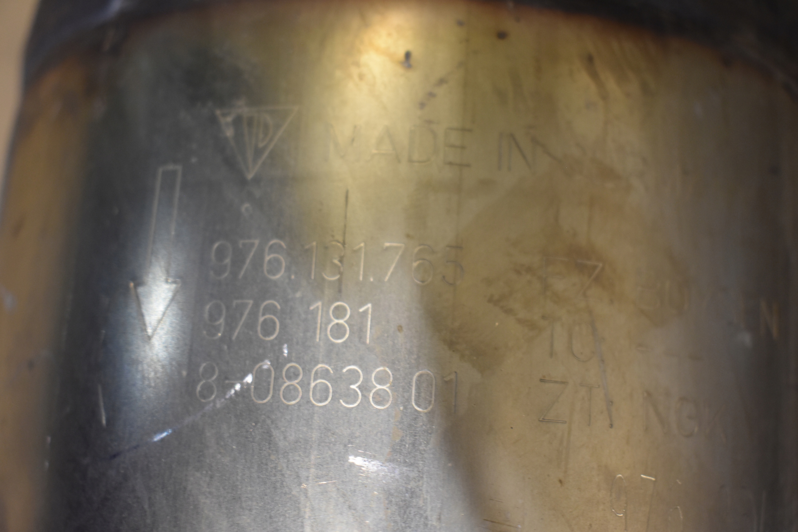 IDEALNY KPL. catalyst left PORSCHE PANAMERA 976 2,9 TFSI 1 9