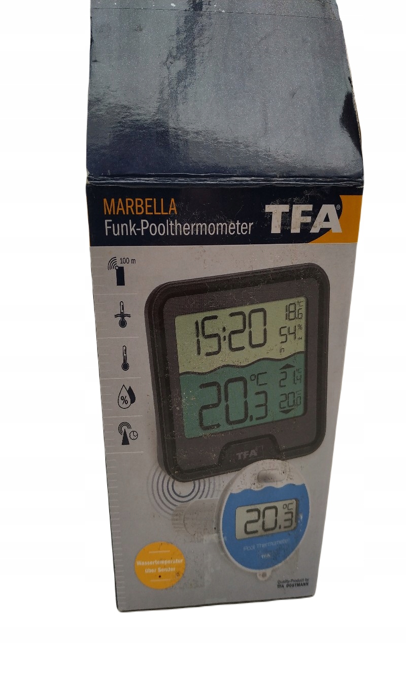 TERMOMETR BASENOWY BEZPRZEWODOWY TFA DOSTMANN