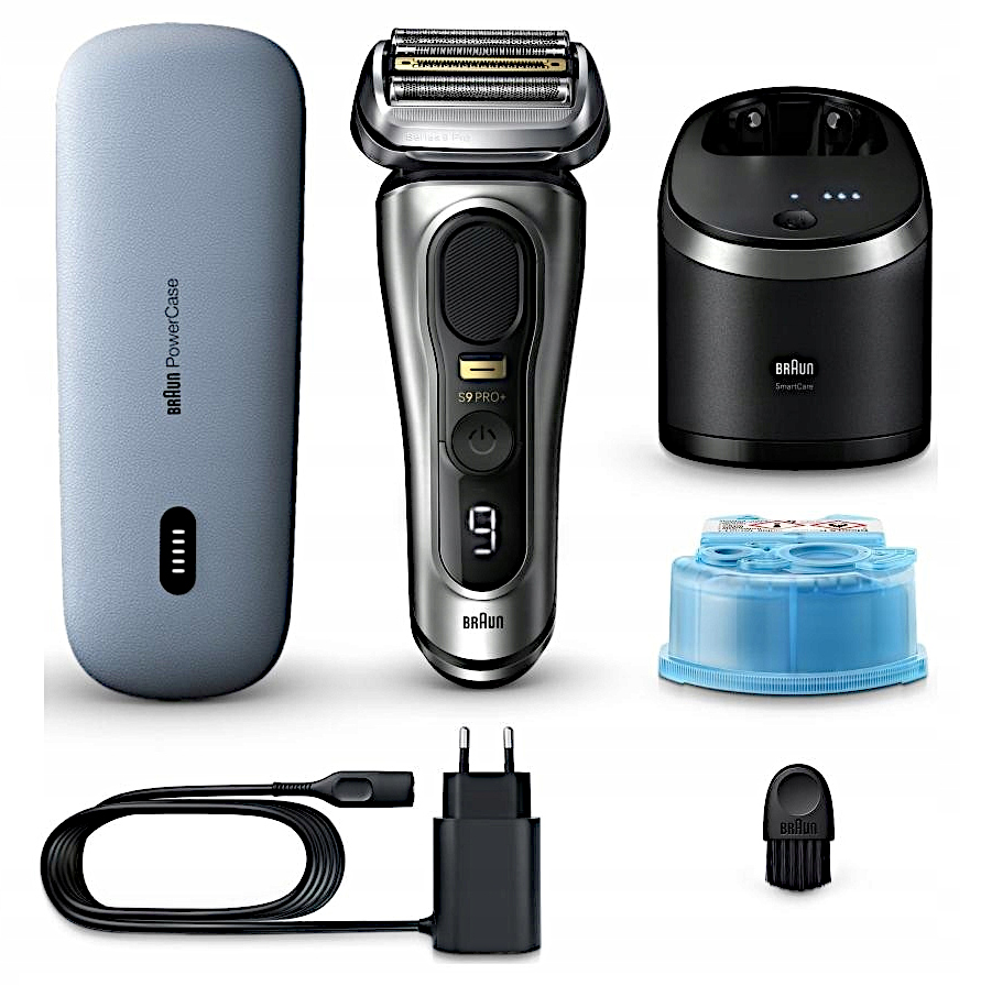 Nowa Golarka Trymer Braun Series 9 Pro+ 9577CC +Stacja +Etui Ładujące Pro