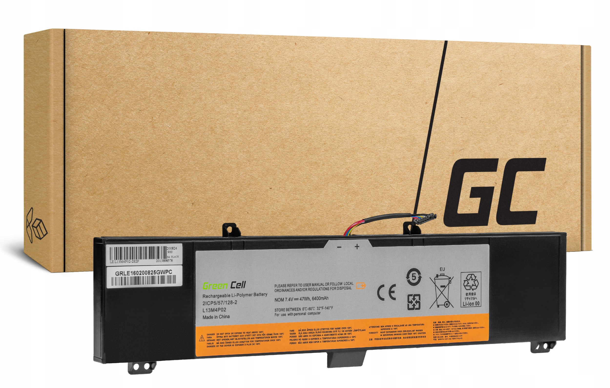 

Bateria L13M4P02 do Lenovo Y50-70 Y50-80 Y70-70