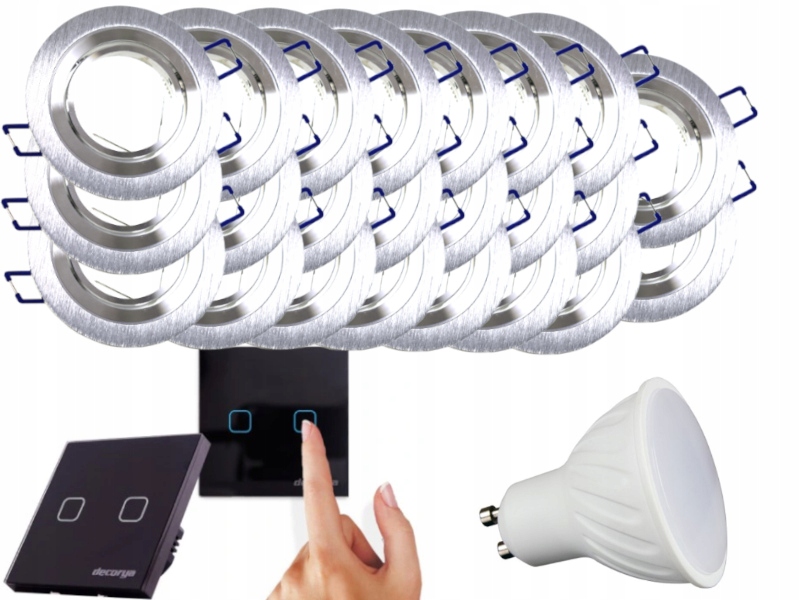 Sada Halogenové Led svítidlo 23x Vypínač +Žárovky