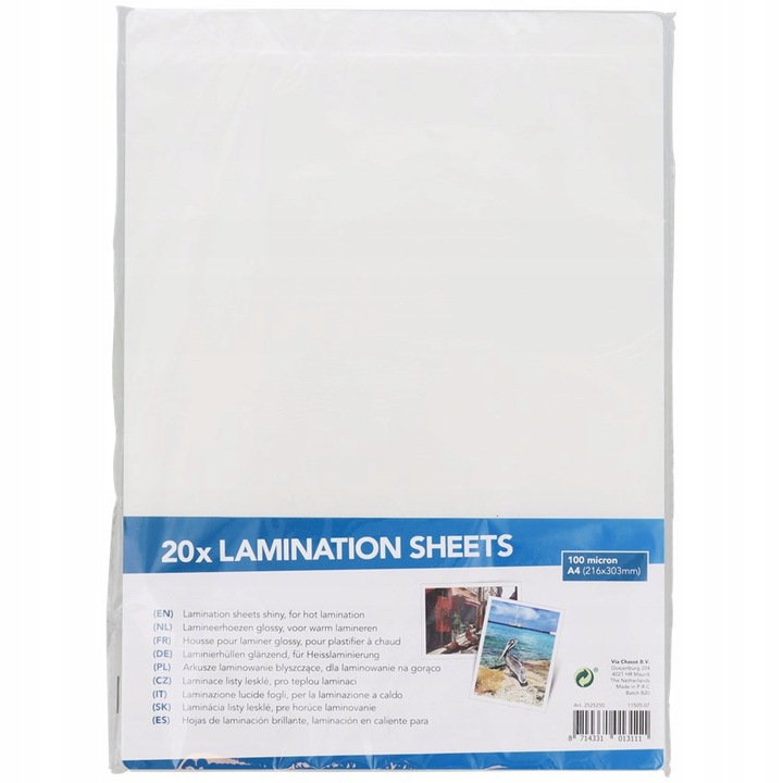 

Folia Do Laminacji Laminowania a4 20 sztuk