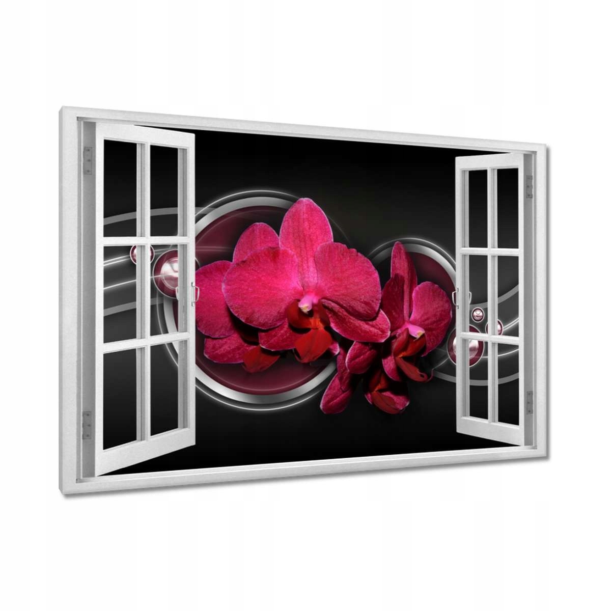 Obrazy 120x80 Abstrakce s orchidejí