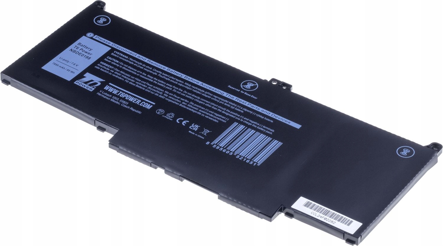 Baterie T6 Power pro notebook Dell 451-BCJG