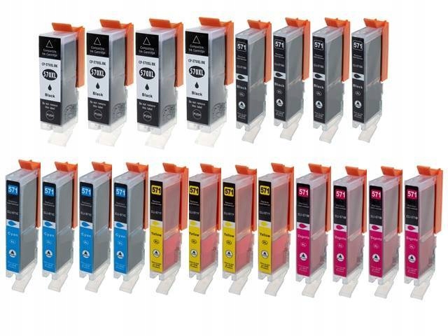 

20x Tusz Do Canon Pixma MG5750 MG6850 MG7750 XL