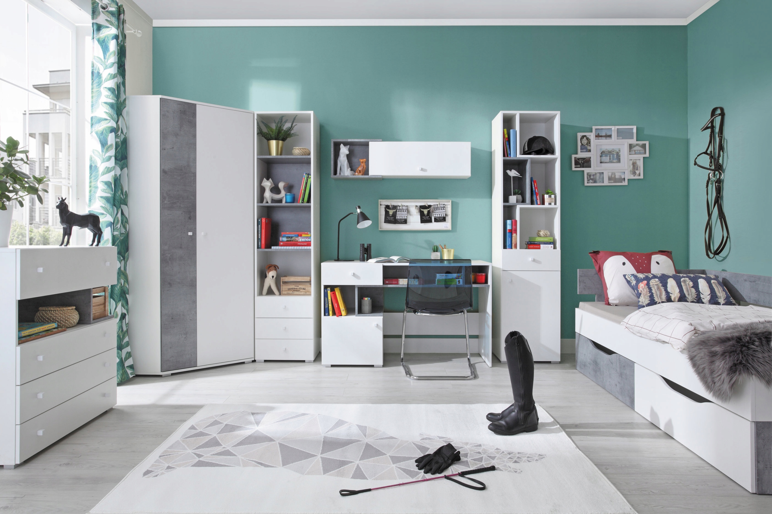 łóżko dziecięce 90 pojedyncze szufladami Sigma 15 Kolekcja sigma