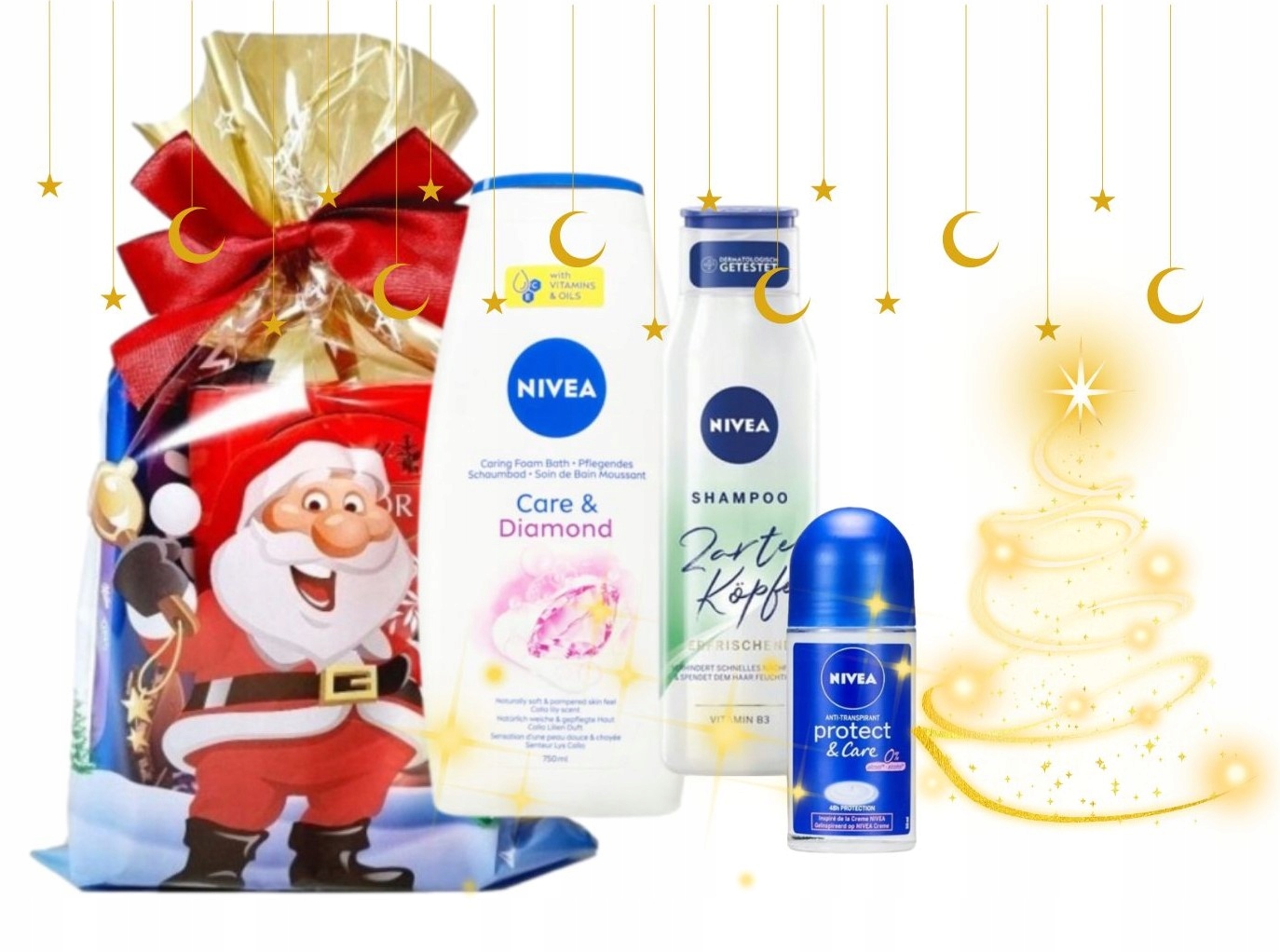 Dárková sada dámské kosmetiky pro ni na Vánoce Nivea
