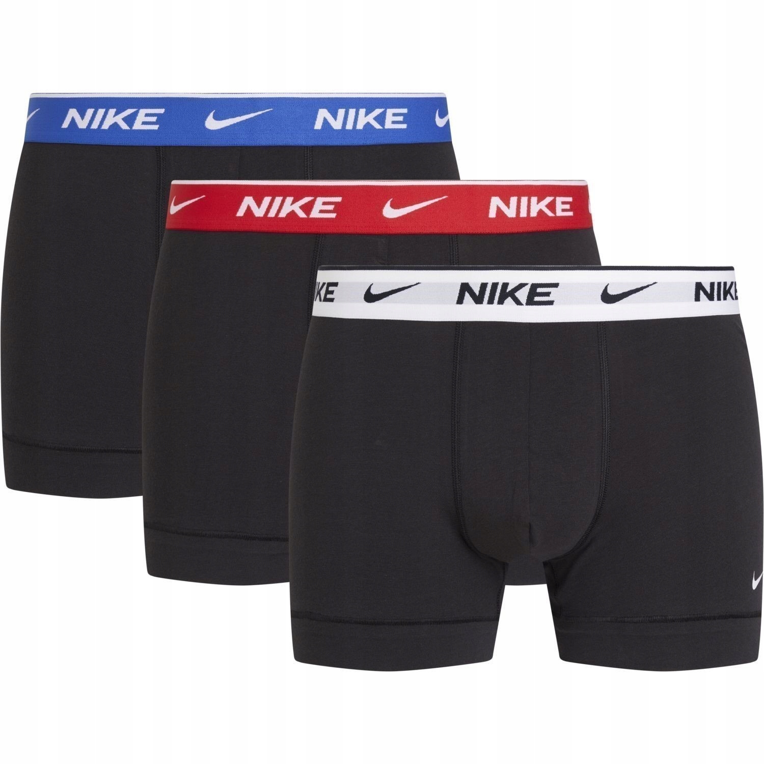 Pánské boxerky Slipy Spodní prádlo Nike Everyday Cotton Trunks Dri-FIT 3Pak XL