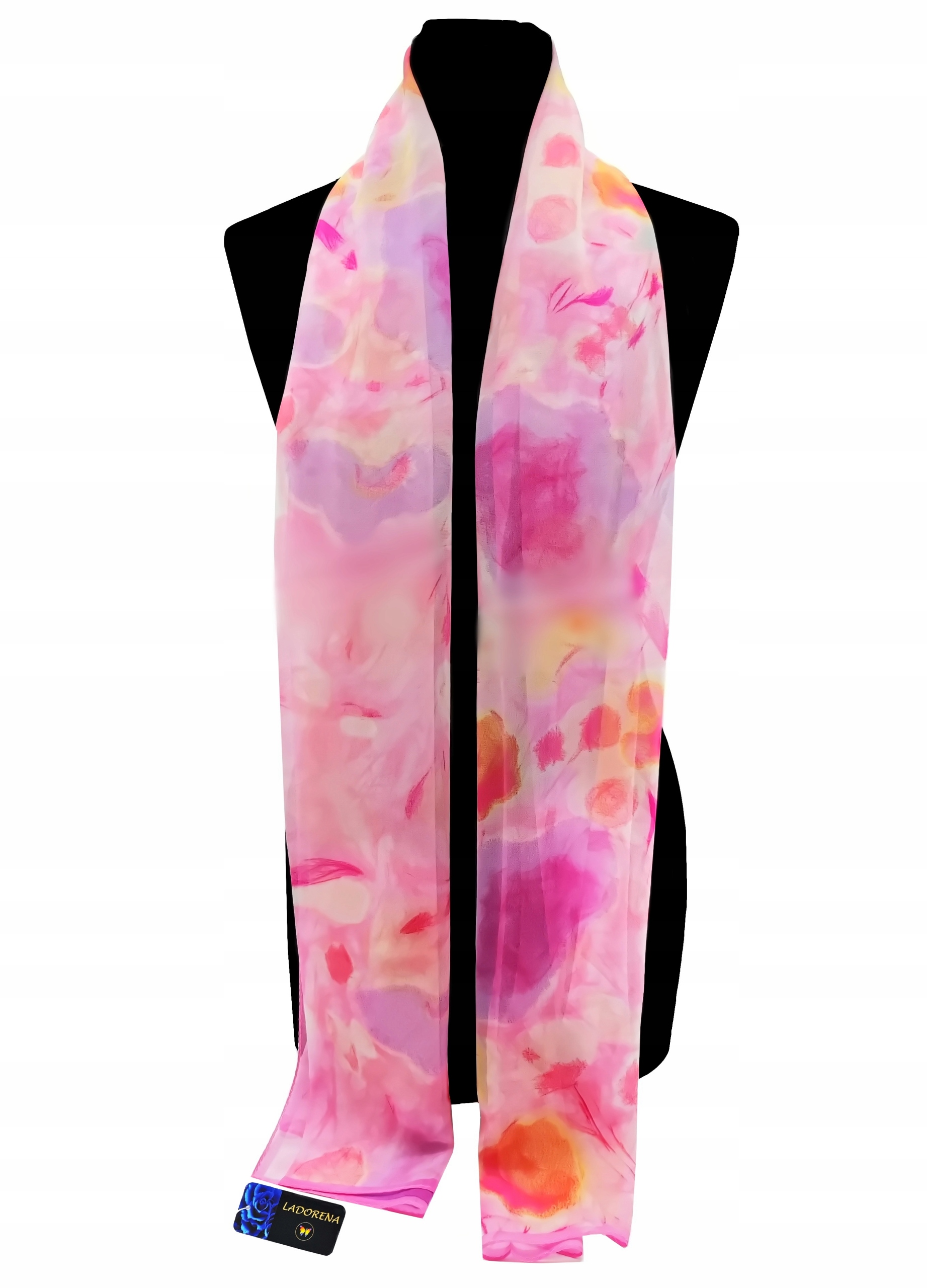 SZALIK JEDWABNY SZAL 100% NATURALNY JEDWAB MORWOWY JAKOŚĆ Model LDHL76004