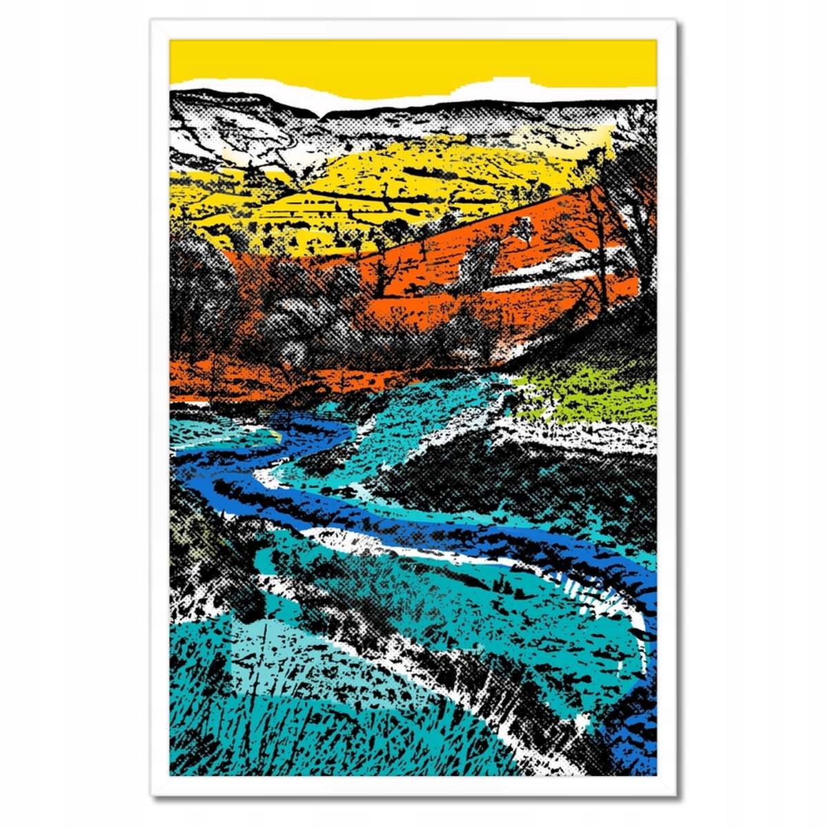 Plakáty v rámu 40x60 Horská krajina Krajina