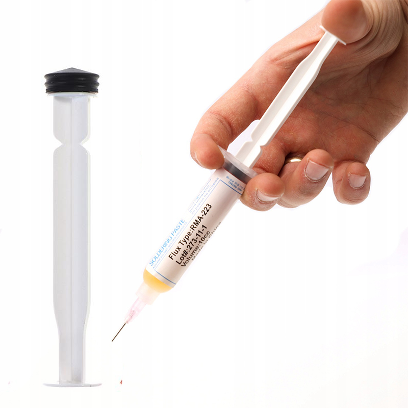TŁOCZEK DO TOPNIKA PASTY FLUXU SZTRZYKAWKI SOLDERMASKI 10ML 10CC POPYCHACZ